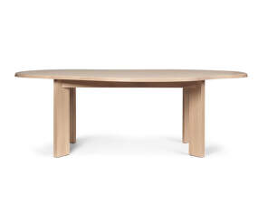 Stôl Tarn 220, white oiled beech