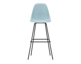 Barová stolička Eames Plastic High, ice grey