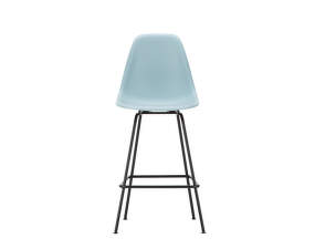 Barová stolička Eames Plastic Low, ice grey