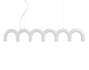 Závesné svietidlo Arch Straight, white