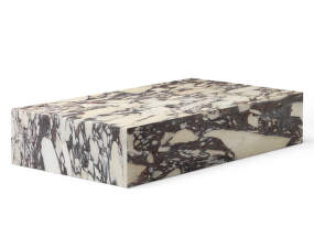 Konferenčný stolík Plinth Grand, Calacatta Viola