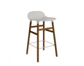 Barová stolička Form 65 cm, warm grey/walnut