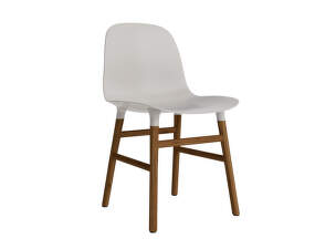 Stolička Form, warm grey/walnut