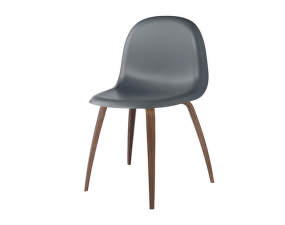 Stolička 3D Dining Chair, rainy grey/american walnut