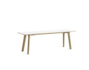 Lavica CPH Deux 215 L140, pearl white/beech