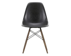 Stolička Eames Fiberglass DSW, elephant hide grey/dark maple