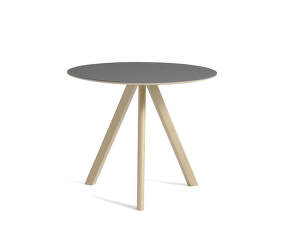 Stôl Copenhague CPH 20 Ø90, oak/grey linoleum