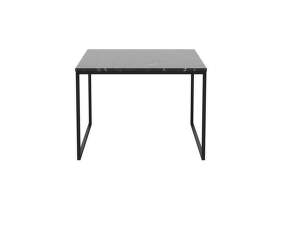 Konferenčný stolík Como 60x60 medium, black marble/black