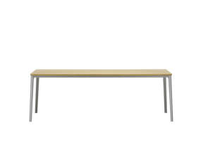 Jedálenský stôl Plate 100x220, natural oak table top/grey base