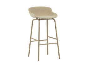 Celočalúnená barová stolička Hyg Barstool 75, sand/main line flax