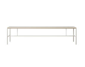 Stôl Mies C1, light grey/grey linoleum/oak