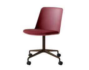 Kancelárska stolička Rely HW22, bronzed/red brown/Canvas 576