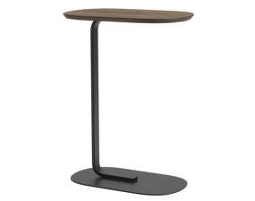 Stolík Relate 73,5 cm, solid smoked oak / black