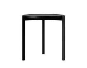 Odkládací stolík Side Table, black oak / black steel