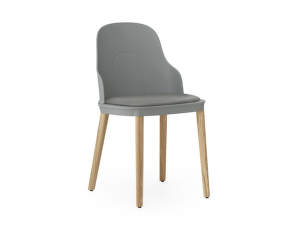Stolička Allez Chair Oak/Leather, grey