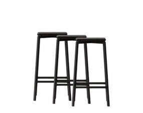 Barová stolička Bar Stool 65 set 3ks, black