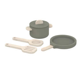 Detský hrací set Pot & Pan, greenish