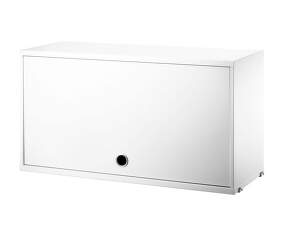 Komoda String Cabinet with flip door, white