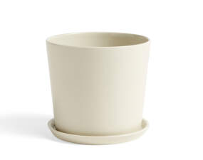 Kvetináč s podmiskou Botanical Family Set L, off-white