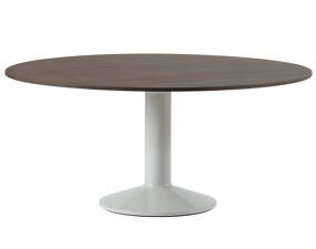 Stôl Midst Ø160, dark oak/grey
