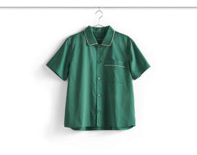 Pyžamová košeľa Outline Short Sleeve S/M, emerald green