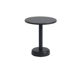 Stolík Linear Steel Coffee Table Ø42, black