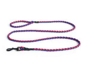 Vodítko Dogs Leash Braided, red/blue