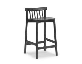 Barová stolička Pind 65 cm, black stained ash