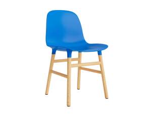 Stolička Form, bright blue/oak
