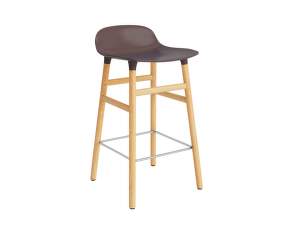 Barová stolička Form 65 cm, brown/oak