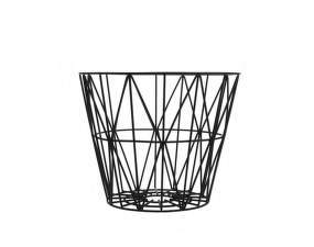 Kôš Wire Basket small, black
