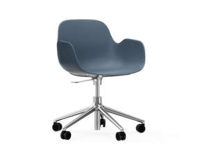 Stolička Form Armchair Swivel 5W Gaslift Alu, blue