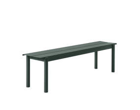 Lavica Linear Steel Bench 170 cm, dark green