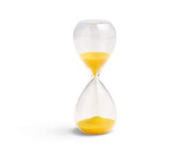 Presýpacie hodiny Time  M (15 min), lemon yellow