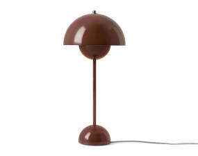 Stolná lampa Flowerpot VP3, red brown