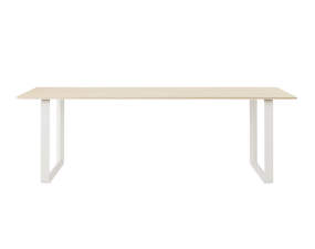 Stôl 70/70, 225 cm, oak/white
