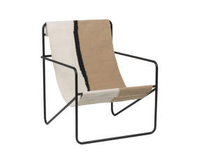 Kreslo Desert Lounge Chair, black/soil