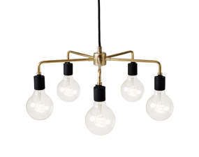 Luster Leonard Chandelier, brass