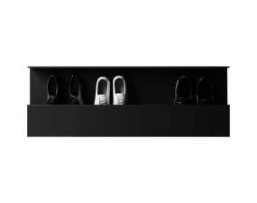 Nástenný botník Shoe Box 100cm, black