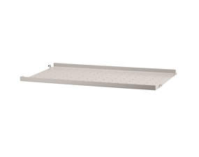 Polica String Metal Shelf Low Edge 58 x 30, beige