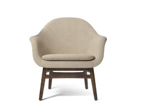 Kreslo Harbour Lounge Chair, dark stained oak/Bouclé 02
