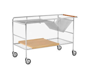 Vozík Alima Trolley NDS1, Chrome/Lacquered Oak