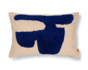 Vankúš Lay Cushion Rectangular, Sand/Bright Blue