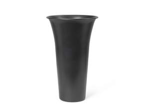 Váza Spun, blackened aluminium