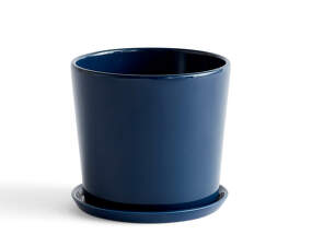 Kvetináč s podmiskou Botanical Family Set L, dark blue