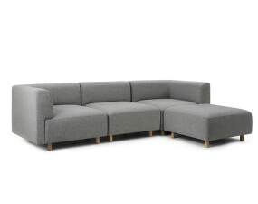 Modulárna pohovka Redo 3 Seater w. Pouf, Hallingdal 130