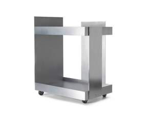 Pojazdný stolík Lager, aluminium