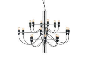 Luster 2097/18 Clear Bulbs, chrome