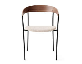 Stolička Missing Armchair, lacquered walnut/Barnum 24