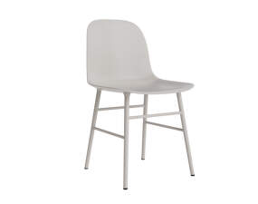 Stolička Form, warm grey/steel